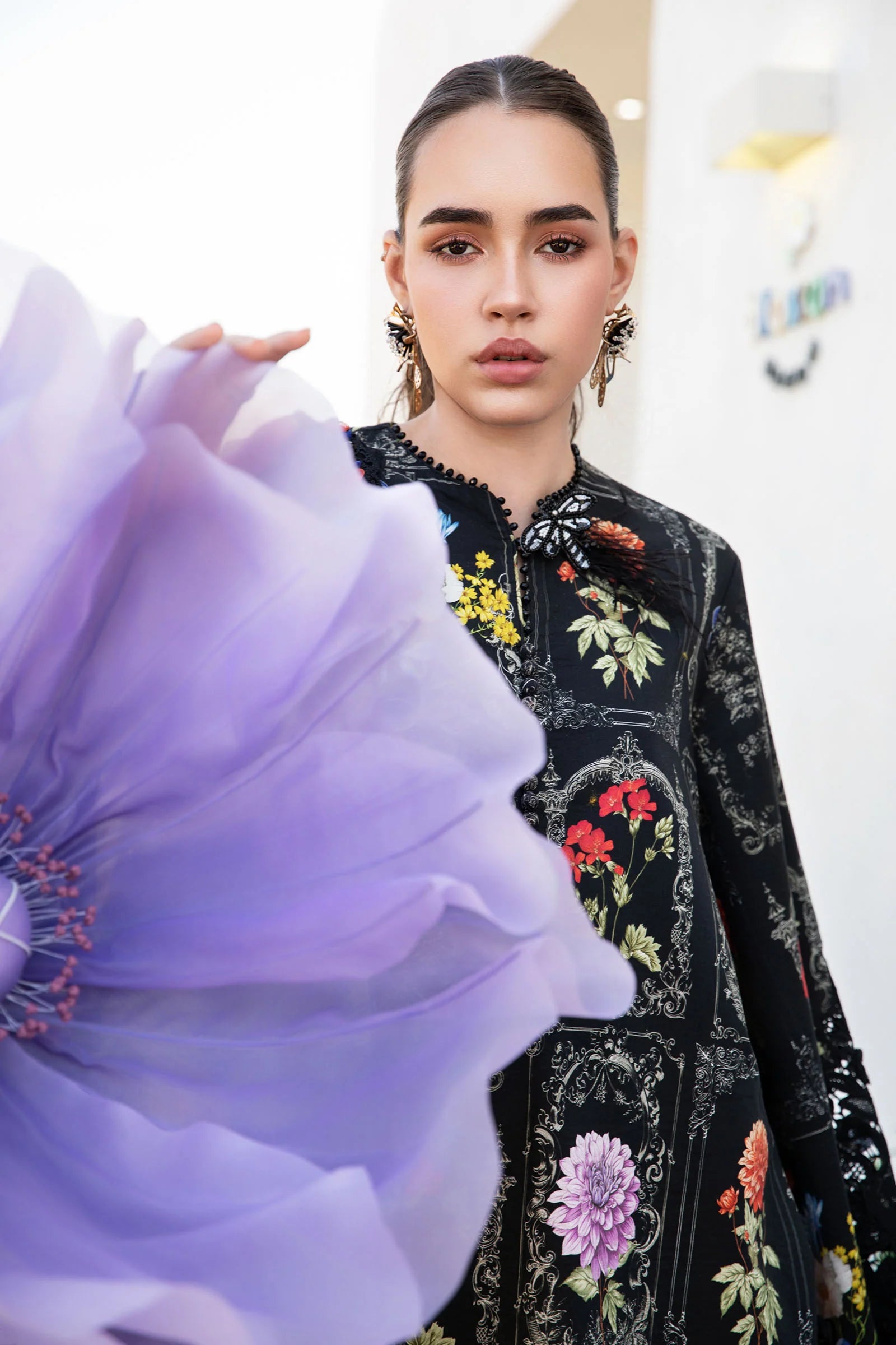 MB M.Print Unstitched 3Pc Suit Basic MPT-2511-B