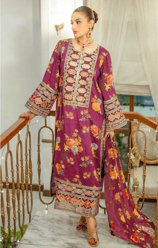 ANEELA FALSA PRINTED SILK (WITHOUT PATCHES)