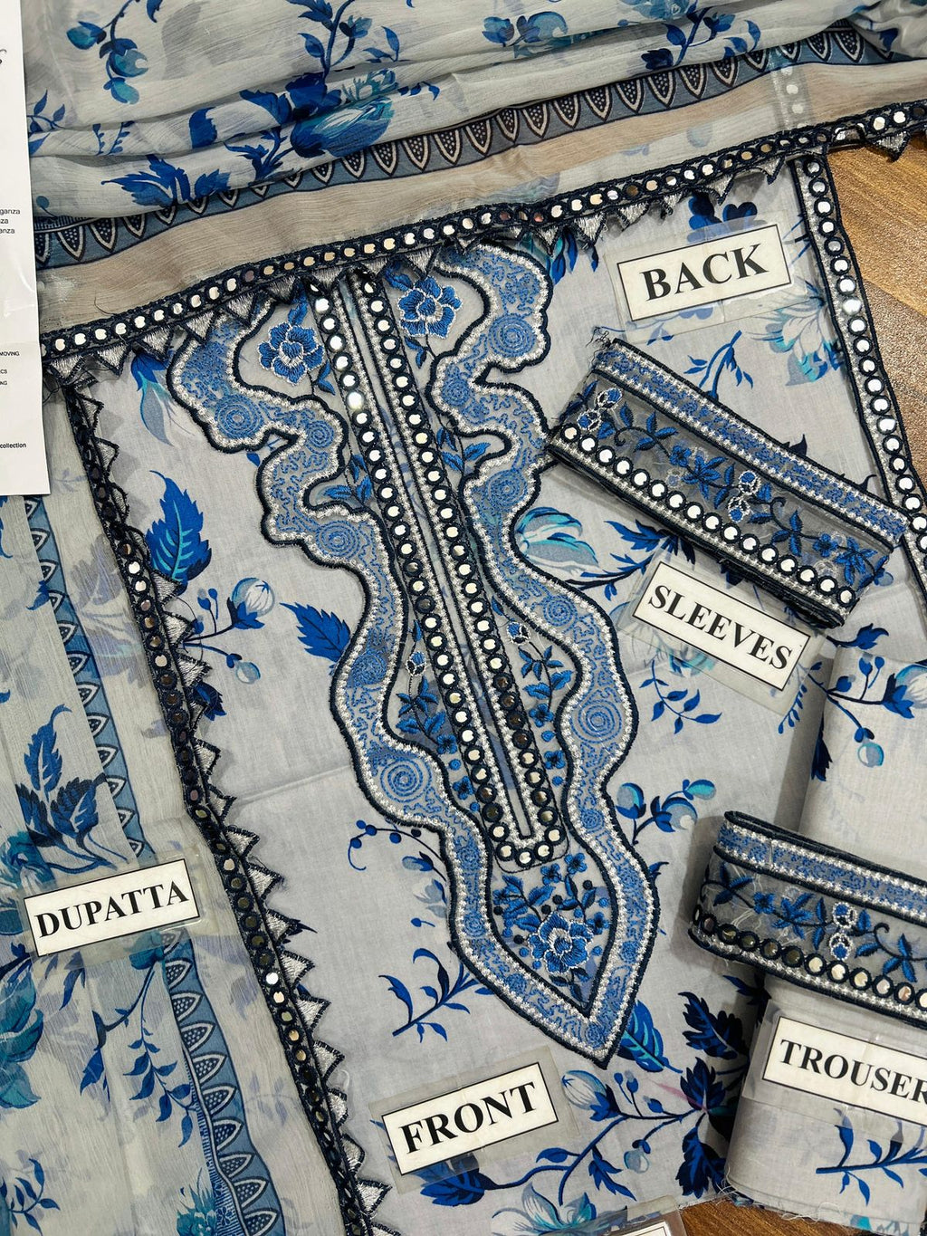 Aneela's blue leaves