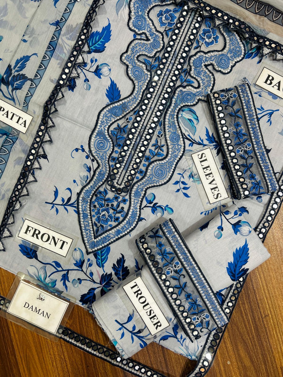 Aneela's blue leaves