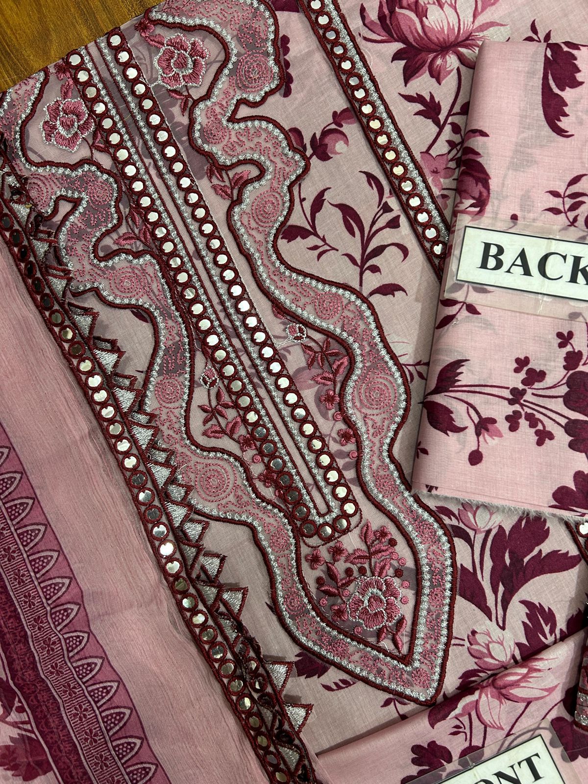 Aneela's pink leaves