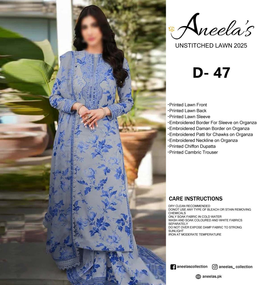 Aneela's blue leaves
