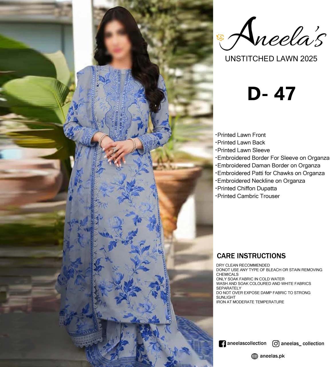 Aneela's blue leaves