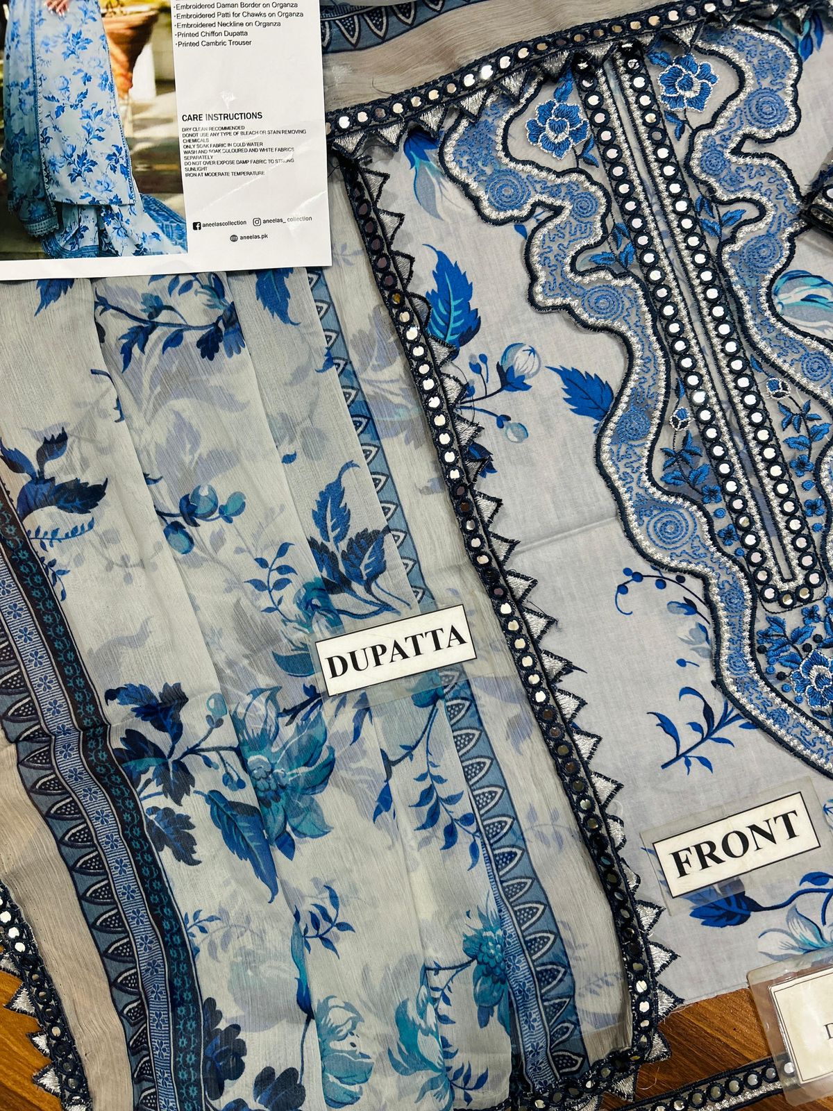 Aneela's blue leaves